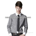 new men's contrast collar and contrast cuffs printed long sleeve dress fashion shirts